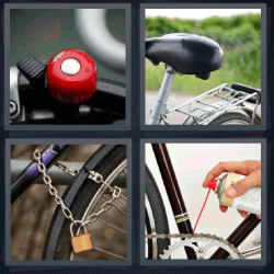 4 fotos 1 palabra bicicletas