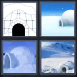 4 fotos 1 palabra casa hielo