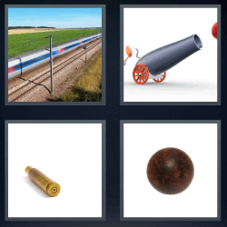 4 fotos 1 palabra tren